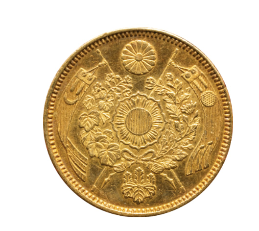 旧5円金貨(縮小) 明治6年 財務省